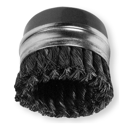 Lot De 6 Brosses Métalliques Ondulées 65 Mm - Filetage M14 - Pour Meuleuse D'angle Ou Flexible